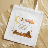  Quà lưu niệm Công Giáo, túi vải in hình Thánh Monica và câu trích dẫn theo yêu cầu 