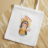  Quà lưu niệm Công Giáo, túi vải in hình Thánh Monica và câu trích dẫn theo yêu cầu 