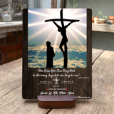  Tranh Gỗ Kỷ Niệm Khấn Dòng - Thánh Giá Và Ánh Sáng 