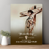  Tranh Gỗ Công Giáo Quà Tặng Cho Các Sơ - Hình Ảnh Chúa Giêsu Chịu Nạn 
