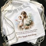  Balo Túi Rút Hình Thánh Giuse, Quà Tặng Theo Tên Thánh Joseph 