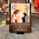  Tranh Gỗ 7 Ơn Bí Tích Thêm Sức Cho Bé Trai – Ấn Tín Thiêng Liêng, Vững Bước Chiến Sĩ Kitô 