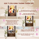  Tranh Gỗ Ghép Ảnh 7 Ơn Bí Tích Thêm Sức Cho Bé Gái – Lưu Giữ Khoảnh Khắc Hồng Ân Độc Bản 