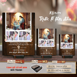  Quà Tặng Rước Lễ Lần Đầu Cho Nữ – Tranh Gỗ Ghép Ảnh Thiết Kế Hiện Đại & Tươi Sáng 