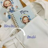 Túi Vải Công Giáo, Túi Canvas In Hình Đức Mẹ Maria Chibi Dễ Thương 