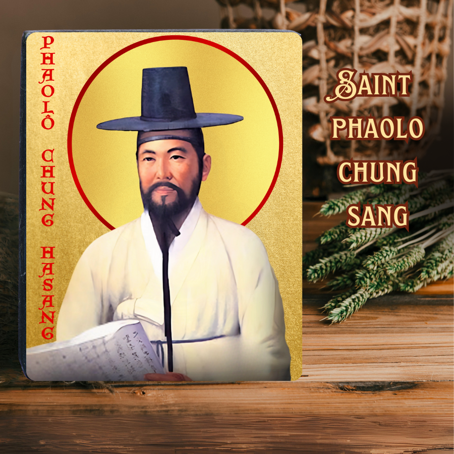  Tranh Thánh Phaolô Chung Hasang – Quà Tặng Công Giáo Ý Nghĩa & Bổn Mạng Linh Thiêng 