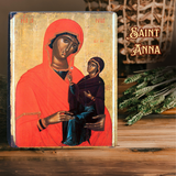  Tranh Công Giáo Hình Ảnh Bà Thánh Anna | Tranh Gỗ Công Giáo Đẹp & Ý Nghĩa Đức Tin 