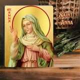  Tranh Công Giáo Hình Ảnh Bà Thánh Anna | Tranh Gỗ Công Giáo Đẹp & Ý Nghĩa Đức Tin 