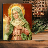  Tranh Công Giáo Hình Ảnh Bà Thánh Anna | Tranh Gỗ Công Giáo Đẹp & Ý Nghĩa Đức Tin 