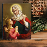  Tranh Công Giáo Hình Ảnh Bà Thánh Anna | Tranh Gỗ Công Giáo Đẹp & Ý Nghĩa Đức Tin 