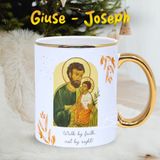  Thánh Giuse - Quà Tặng Ly Sứ Cao Cấp, Quà Tặng Linh Mục, Quà Tặng Bổn Mạng Beati 