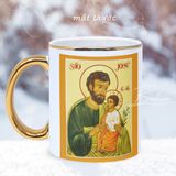  Thánh Giuse - Quà Tặng Ly Sứ Cao Cấp, Quà Tặng Linh Mục, Quà Tặng Bổn Mạng Beati 