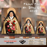  Quà Tặng Công Giáo Tranh Gỗ In Hình ảnh Thánh Têrêsa Hài Đồng Giêsu – Nguồn Cảm Hứng "Con Đường Nhỏ" Cho Góc Cầu Nguyện Tâm Tình 