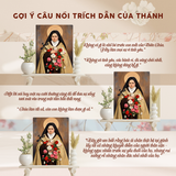  Quà Tặng Công Giáo Tranh Gỗ In Hình ảnh Thánh Têrêsa Hài Đồng Giêsu – Nguồn Cảm Hứng "Con Đường Nhỏ" Cho Góc Cầu Nguyện Tâm Tình 