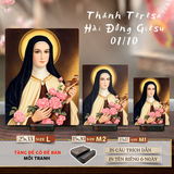 Quà Tặng Công Giáo Tranh Gỗ Thánh Têrêsa Hài Đồng Giêsu Tranh Để Bàn 