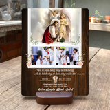  Tranh Gỗ Quà Tặng Rước Lễ Lần Đầu Cho Bé Trai – Nghệ Thuật Ghép Ảnh Cổ Điển & Cá Nhân Hóa 