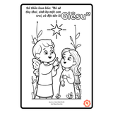  Tranh Tô Màu Cho Bé – Chủ Đề Sứ Thần Truyền Tin Cho Đức Mẹ Maria 