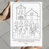  Tranh Tô Màu Thánh Carlo Acutis Cho Bé 