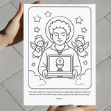  Tranh Tô Màu Thánh Carlo Acutis Cho Bé 