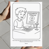  Tranh Tô Màu Thánh Carlo Acutis Cho Bé 