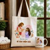  Túi Tote Vải Canvas Công Giáo In Tên & Ngày Lễ Thêm Sức Theo Yêu Cầu (Quà Tặng Thiêng Liêng Biện Phân Đức Tin) 
