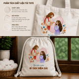  Túi Tote Vải Canvas Công Giáo In Tên & Ngày Lễ Thêm Sức Theo Yêu Cầu (Quà Tặng Thiêng Liêng Biện Phân Đức Tin) 