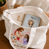  Túi Tote Vải Canvas Công Giáo In Tên & Ngày Lễ Thêm Sức Theo Yêu Cầu (Quà Tặng Thiêng Liêng Biện Phân Đức Tin) 