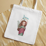  Túi Vải Công Giáo - Túi Tote Hình Thánh Lucia Đáng Yêu Beati 