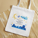  Túi Tote Công Giáo In 2 Mặt, Túi Vải Hình Đức Mẹ Maria Và Câu Kinh Thánh 