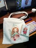  Túi Vải Công Giáo - Túi Tote Hình Thánh Lucia Đáng Yêu Beati 