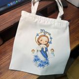  Túi Vải Công Giáo, Túi Canvas In Hình Đức Mẹ Maria Chibi Dễ Thương 