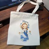  Túi Vải Công Giáo, Túi Canvas In Hình Đức Mẹ Maria Chibi Dễ Thương 
