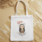  Túi Vải Công Giáo, Túi Tote Hình Thánh Clara Phong Cách Chibi 