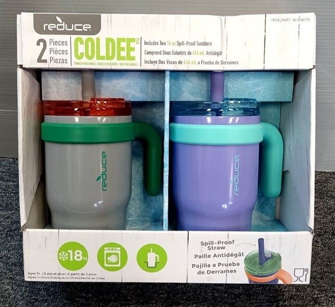 Set Ly Giữ Nhiệt REDUCE Coldee 414ml x 2