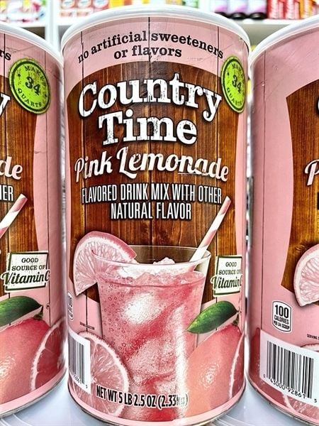 Bột Hoà Tan COUNTRY TIME Pink Lemonade Good Source Of Vitamin C