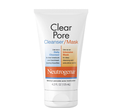 Sữa Rửa Mặt 2in1 NEUTROGENA Clear Pore Cleanser Mask 3,5% Benzoyl Peroxide