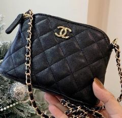 Túi Gift CHANEL 2025 Da Caviar Size 15x11x5