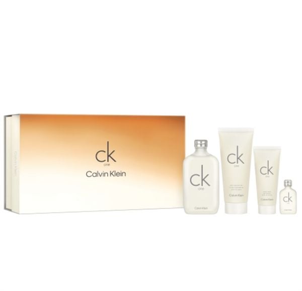 Set Nước Hoa CALVIN KLEIN CK One EDT 200ml + EDT 15ml + Lotion 200ml + Body Wash 100ml