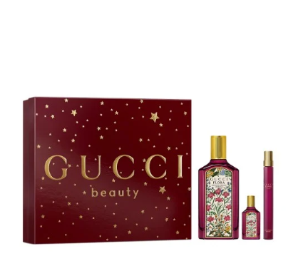 Set GUCCI Flora Gorgeous Gardenia EDP Intense 100ml + 5ml + 10ml