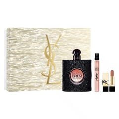 Set Nước Hoa YVESAINTLAURENT Black Opium EDP 90ml - 10ml , lipstick 13g