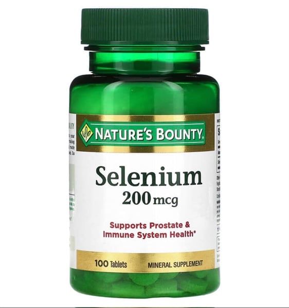 Viên Uống NATURE'S BOUNTY Selenium 200mcg