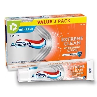 Kem Đánh Răng AQUAFRESH Extreme Clean Whitening Action