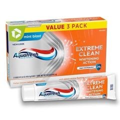 Kem Đánh Răng AQUAFRESH Extreme Clean Whitening Action