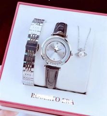 Set Đồng Hồ ROBERTO Era Size 32mm-Đen Trắng