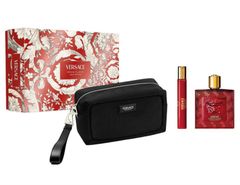 Set Nước Hoa VERSACE Eros Flame Pour Homme EDP 100ml + 10ml - Túi Gift