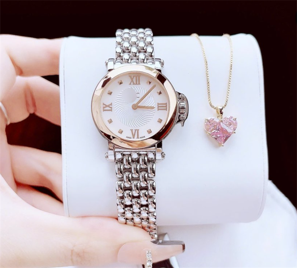 Set Đồng Hồ GUESS COLLECTION Femme Bijou Mother of Pearl Dial Ladies Watch X52001L1S