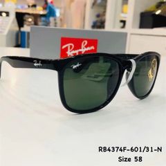 Kính RAY-BAN Green Square Unisex RB4374F 601/31 Size 58-19-145mm