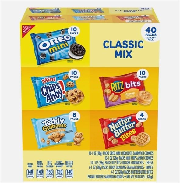 Bánh Hỗn Hợp NABISCO Classic Mix 40 Packs