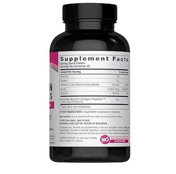 Viên Uống NEOCELL Grassfed Collagen Peptides With Vitamin C & Biotin