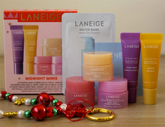 Set Dưỡng Môi LANEIGE Midnight Minis: Gummy Bear 5g + Mango 5g + Berry 3g + Vanilla 3g + Sweet Candy 3g